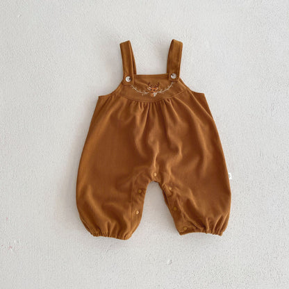 Spring and Autumn Baby Kids Unisex Flowers and Animals Pattern Long Sleeves Shirt and Sleeveless Overalls Clothing Set, MyKids-USA®, Baby & Toddler Outfits, MyKids-USA -  -  -  -  -  -  - 