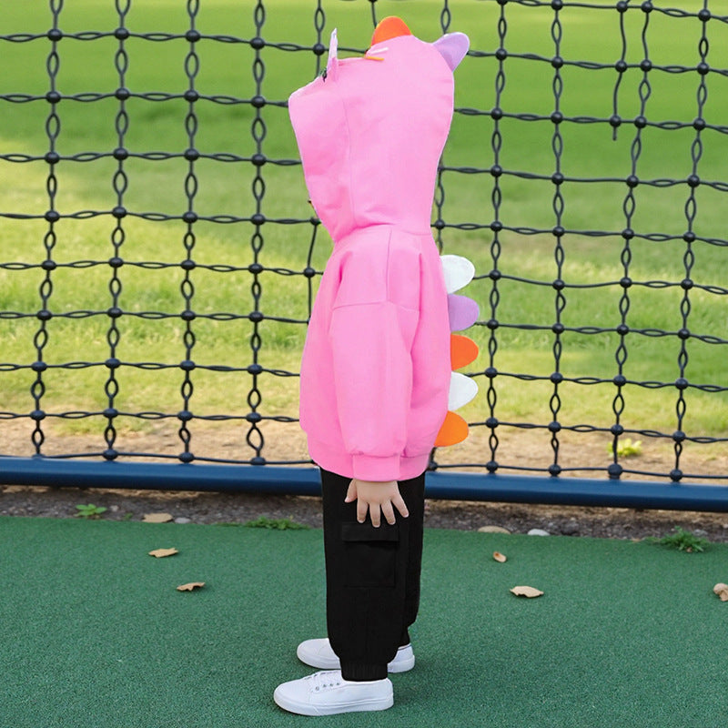 Spring and Autumn Girls Cartoon Pattern Long Sleeves Zip-up Hooded Coat, MyKids-USA®, Baby & Toddler Coats & Jackets, MyKids-USA -  -  -  -  -  -  - 