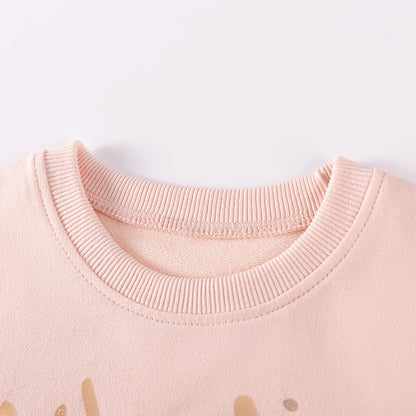 Autumn and Spring Arrival Rabbit Cartoon and Dots Pattern Long Sleeves Crew Neck Dress for Stylish Girls, MyKids-USA®, Baby & Toddler Dresses, MyKids-USA -  -  -  -  -  -  - 