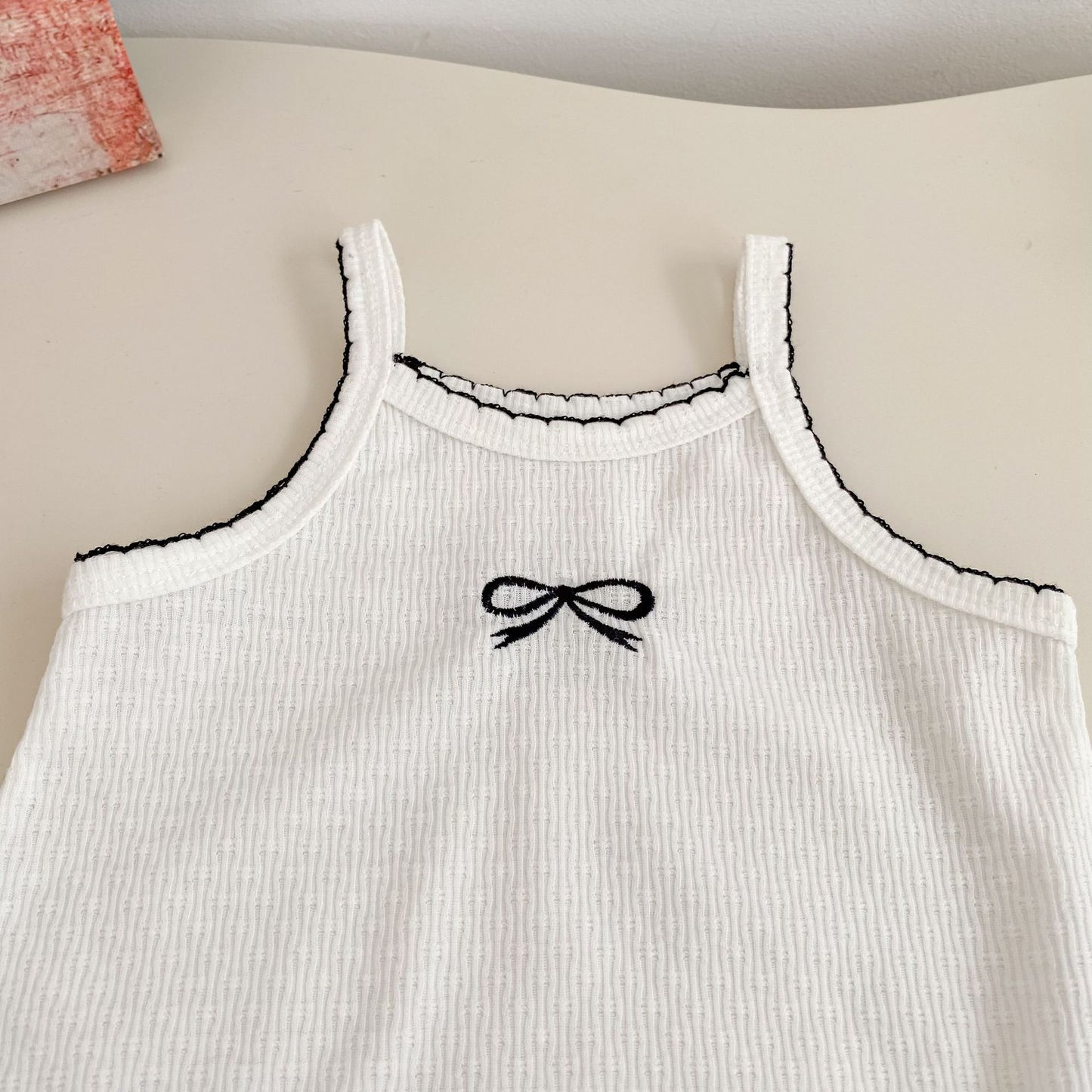 Summer Arrival Baby Girls Sleeveless Simple Embroidery Pattern Bodysuit, MyKids-USA®, Baby & Children's One-Pieces, MyKids-USA -  -  -  -  -  -  - .