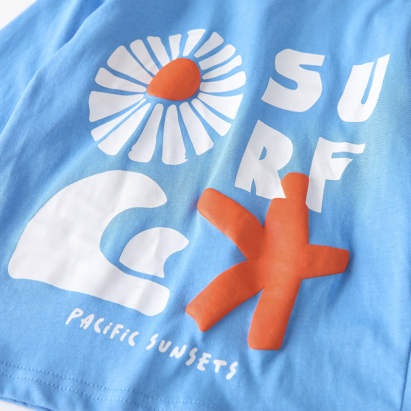 Spring and Autumn Boys Geometric Pattern Long Sleeves Top and Pants Clothing Set, MyKids-USA®, Baby & Toddler Outfits, MyKids-USA -  -  -  -  -  -  - 