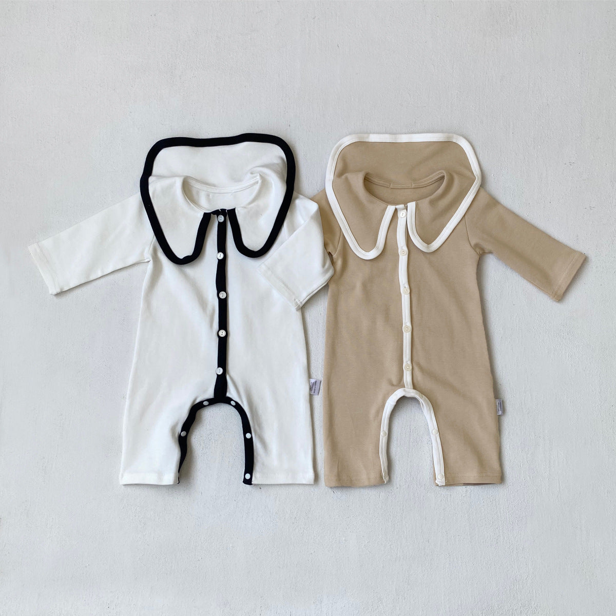 MyKids-USA® Autumn Hot Selling Baby Unisex Single Breasted Long Sleeves Romper