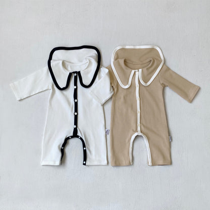 MyKids-USA® Autumn Hot Selling Baby Unisex Single Breasted Long Sleeves Romper