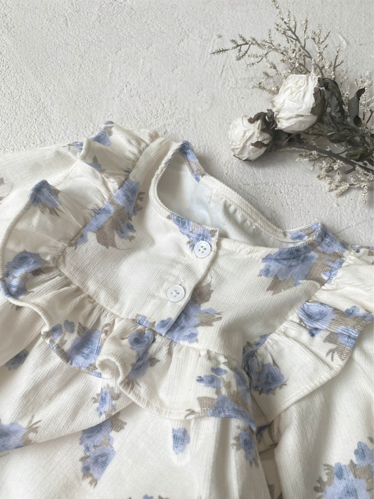 MyKids-USA® Autumn Arrival Flowers Pattern Baby Kids Girls Princess Long Sleeves Cute Bodysuit