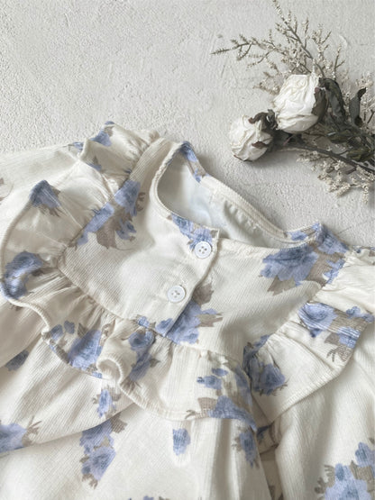 MyKids-USA® Autumn Arrival Flowers Pattern Baby Kids Girls Princess Long Sleeves Cute Bodysuit