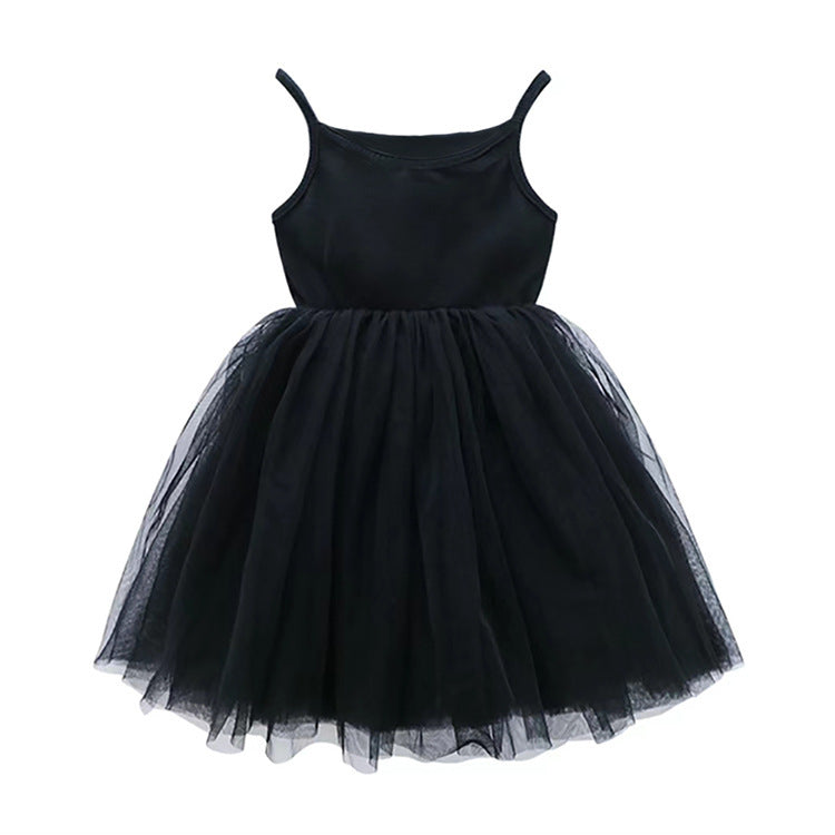 Design Summer Baby Kids Girls Sleeveless Solid Color Bodysuit and Dress