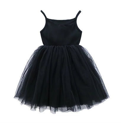Design Summer Baby Kids Girls Sleeveless Solid Color Bodysuit and Dress