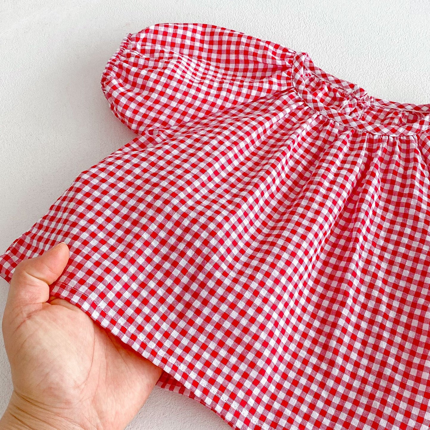 Summer Hot Selling Baby Kids Girls Sleeveless Pocketed Denim Strap Onesies Overalls and Red Plaid T-Shirt Clothing Set, MyKids-USA®, Baby & Toddler Outfits, MyKids-USA -  -  -  -  -  -  - 