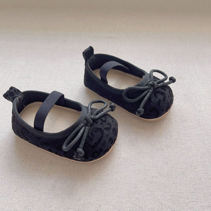 Autumn Baby Girl Leopard Pattern Toddler Soft-Sole Anti-slip Walking Shoes, MyKids-USA®, Baby & Toddler Shoes, MyKids-USA - Size/Age - insole length 11.00 cm - Color - Black -  -  - TR2410071700-A