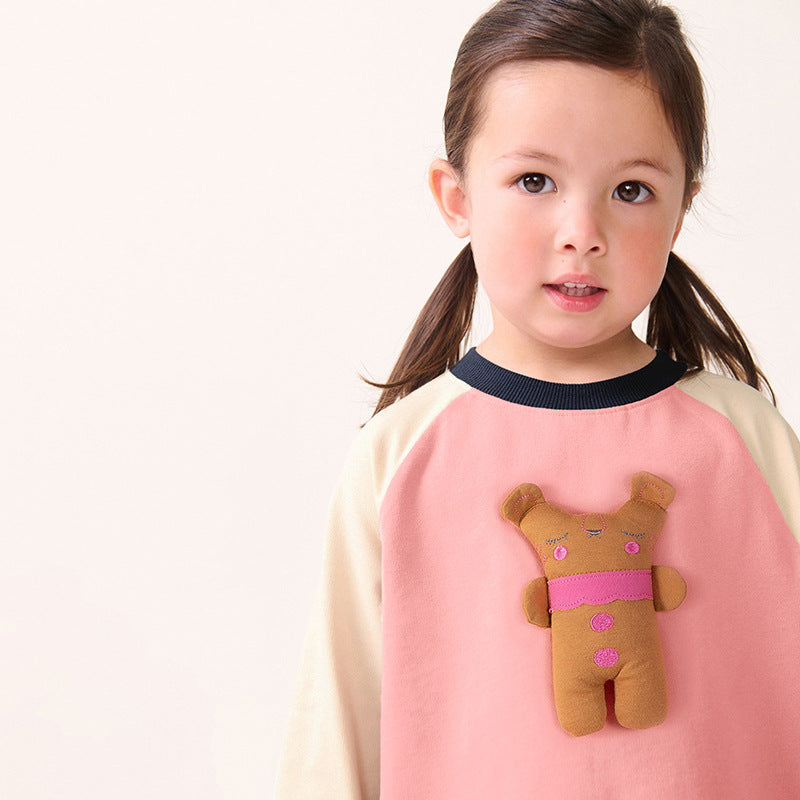 Spring and Autumn Girls Cartoon Pattern Color Patchwork Long Sleeves Sweatshirt and Pants Clothing Set, MyKids-USA®, Baby & Toddler Outfits, MyKids-USA -  -  -  -  -  -  - 