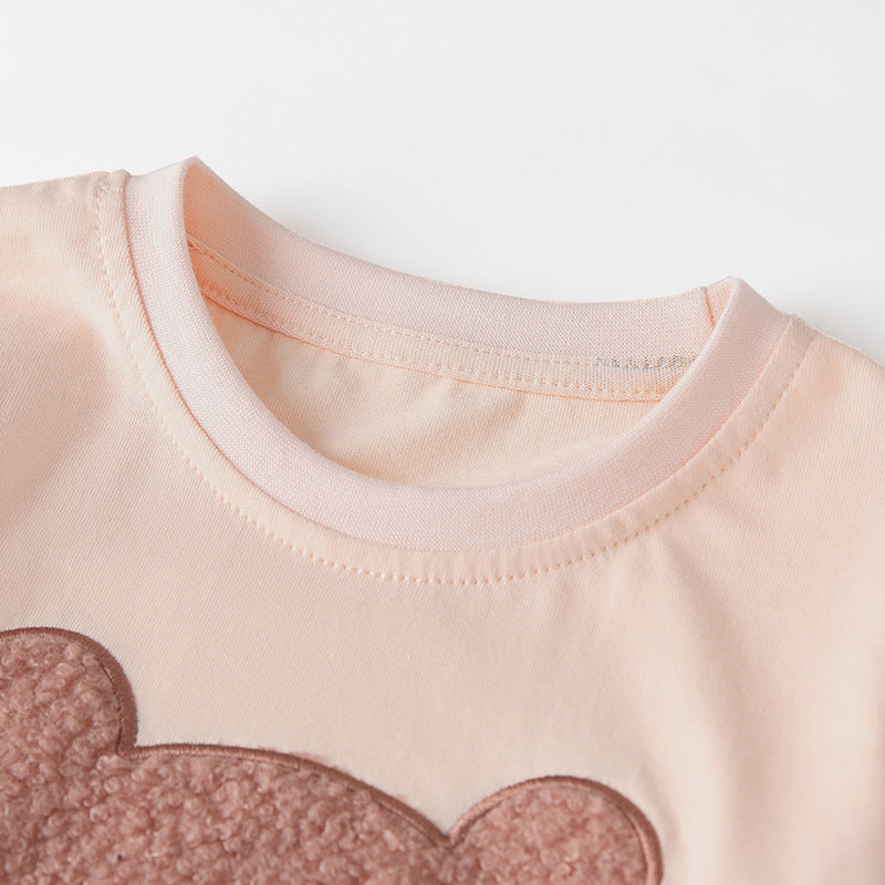 Spring and Autumn Boys Cartoon Teddy Bear Pattern Long Sleeves Top and Striped Pants Clothing Set, MyKids-USA®, Baby & Toddler Outfits, MyKids-USA -  -  -  -  -  -  - .