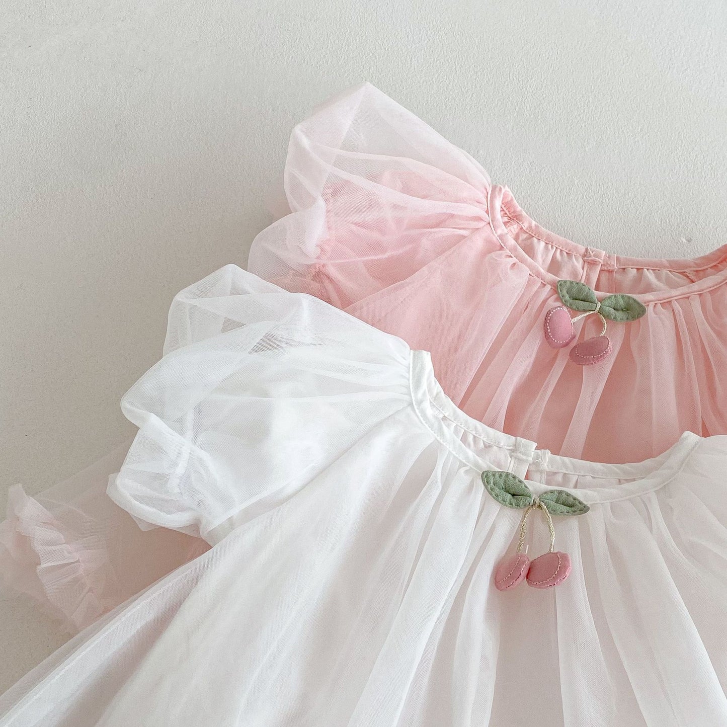 Summer Arrival Baby Girls Cute Short Sleeves Solid Color Tulle Design Onesies, MyKids-USA®, Baby One-Pieces, MyKids-USA -  -  -  -  -  -  - 