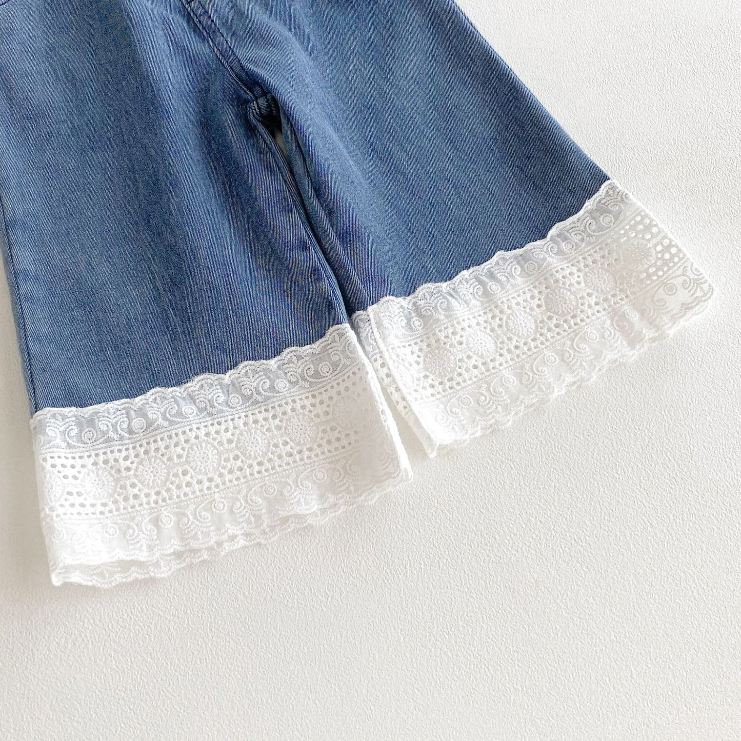 Autumn and Spring Arrival Casual American Style Lace Color Patchwork Denim Pants Wholesale for, MyKids-USA®, Jeans, MyKids-USA -  -  -  -  -  -  - 