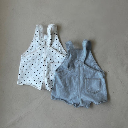 Summer and Spring Arrival Baby Unisex Solid Color Denim Sleeveless Bodysuit Overalls, MyKids-USA®, Bodysuits, MyKids-USA -  -  -  -  -  -  - .