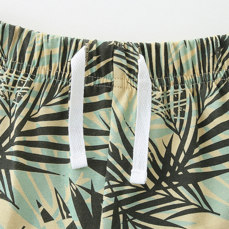 Summer Baby Kids Jungle Animals Cartoon Pattern T-shirt and Shorts Clothing Set for Boys, MyKids-USA®, Baby & Toddler Outfits, MyKids-USA -  -  -  -  -  -  - 