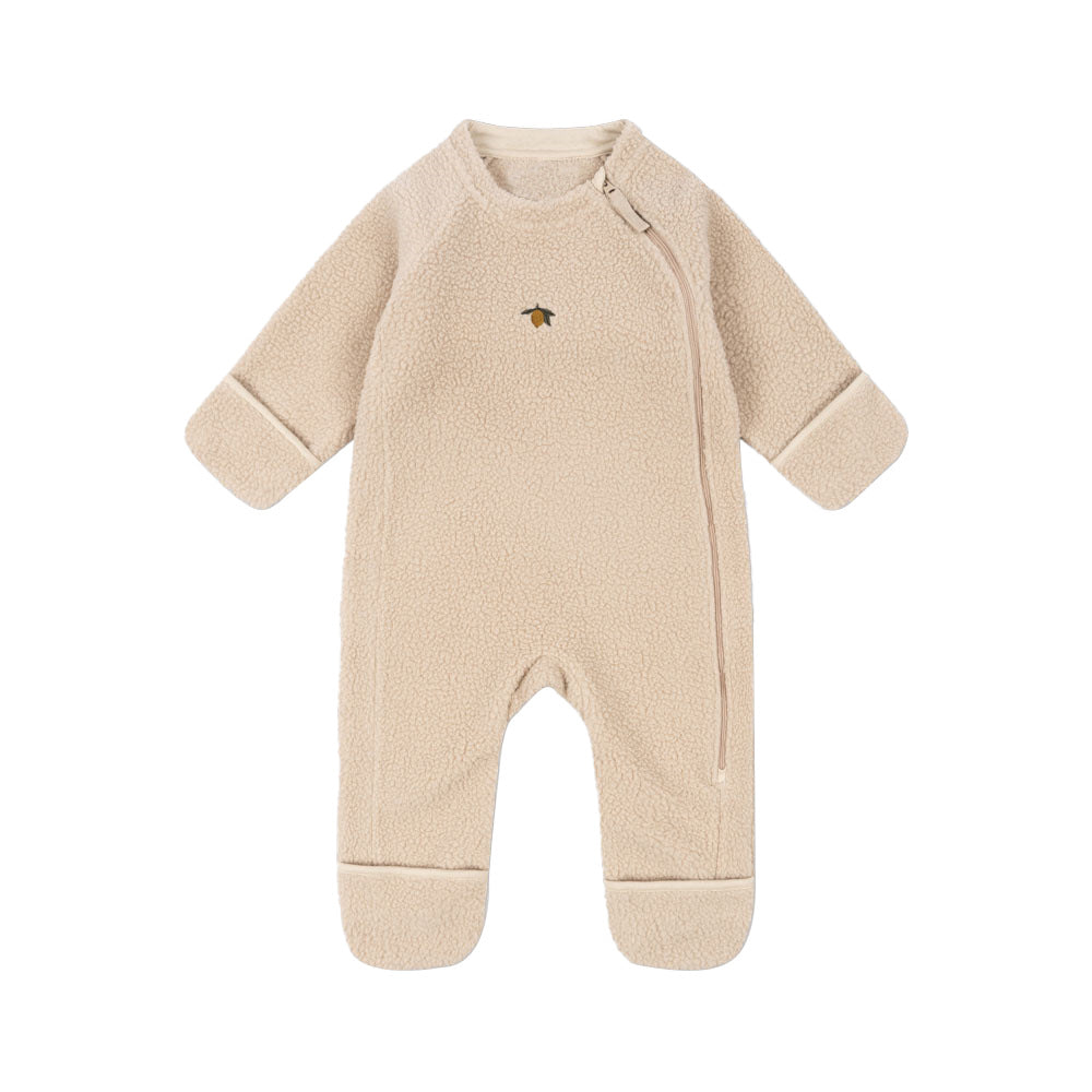 Winter Arrival Baby Unisex Long Sleeves Fruits Pattern Fluffy Rompers, MyKids-USA®, Baby One-Pieces, MyKids-USA - Size/Age - 66 (3-6M) - Color - Apricot -  -  - TR2512271001-A.