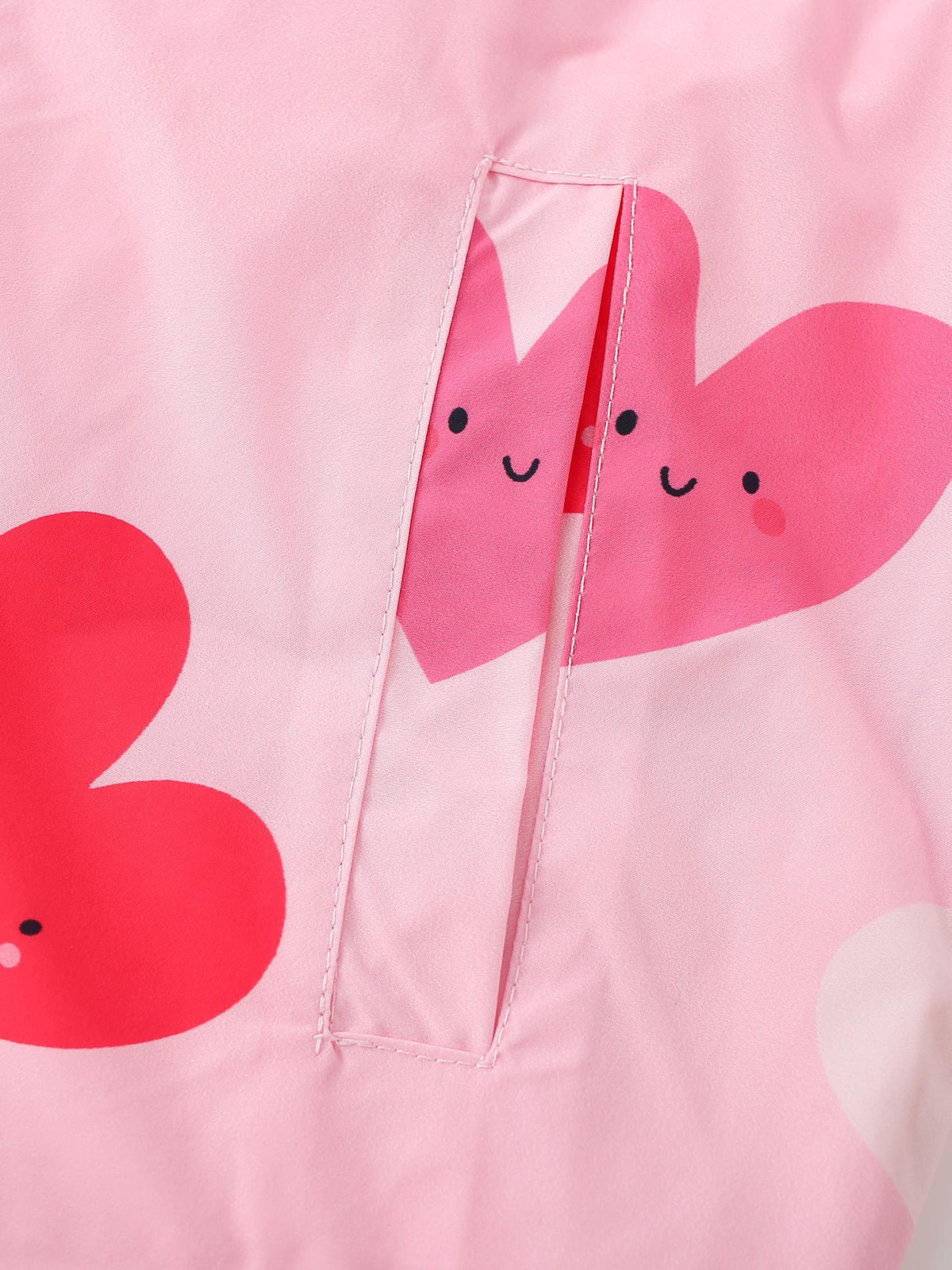 MyKids-USA® Autumn Arrival Girls’ Cartoon Hearts Pattern Coat