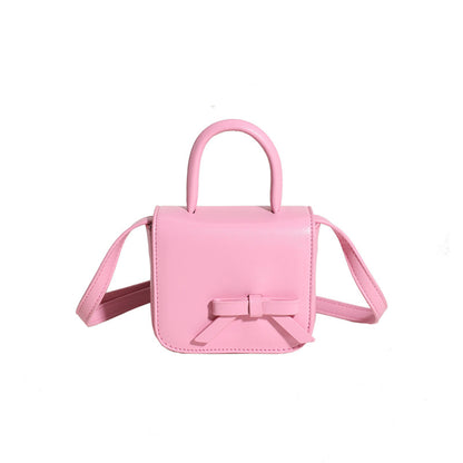 Stylish Creative Carry-On Girls’ Portable Mini Bow Princess Crossbody Handbag, MyKids-USA®, Handbags, MyKids-USA - Size/Age - Average Size (3-8Y) - Color - Pink -  -  - TR2404022321-B
