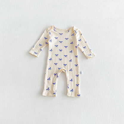 MyKids-USA® Autumn Arrival Baby Girls Long Sleeves Cute Pattern Rompers