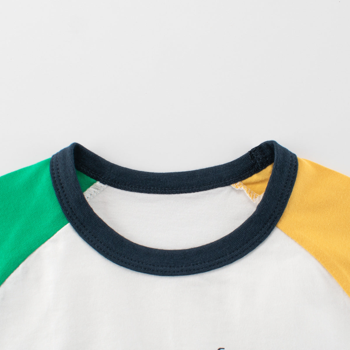 Summer Boys’ Letters and Geometric Pattern T-shirt in European and American Style, MyKids-USA®, Baby & Toddler Tops, MyKids-USA -  -  -  -  -  -  - 