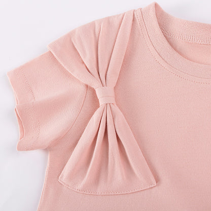 Summer Arrival Butterfly-bow Pattern Short Sleeves Tulle Patchwork Dress for Stylish Girls, MyKids-USA®, Baby & Toddler Dresses, MyKids-USA -  -  -  -  -  -  - .