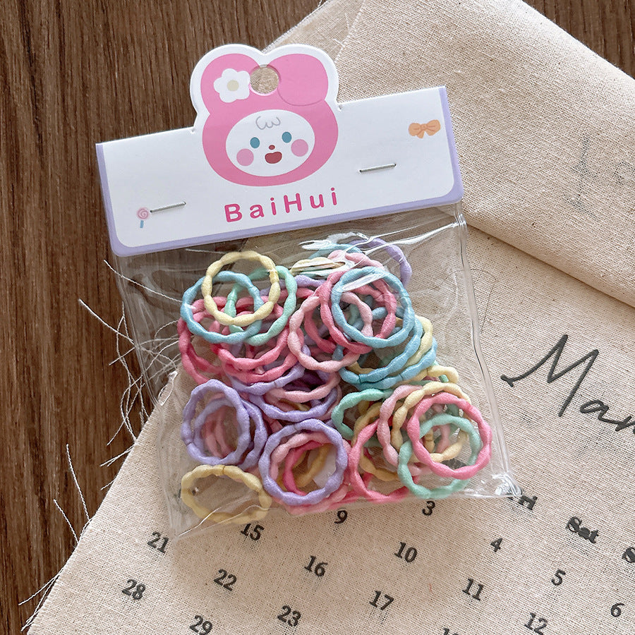 Soft and Comfortable Basic Hairband for Girls 50-Piece Set, MyKids-USA®, Hair Bands, MyKids-USA - Size/Age - Average Size (0-6Y） - Color - Purple -  -  - TR2601061117-F.