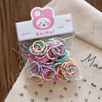 Soft and Comfortable Basic Hairband for Girls 50-Piece Set, MyKids-USA®, Hair Bands, MyKids-USA - Size/Age - Average Size (0-6Y） - Color - Purple -  -  - TR2601061117-F.