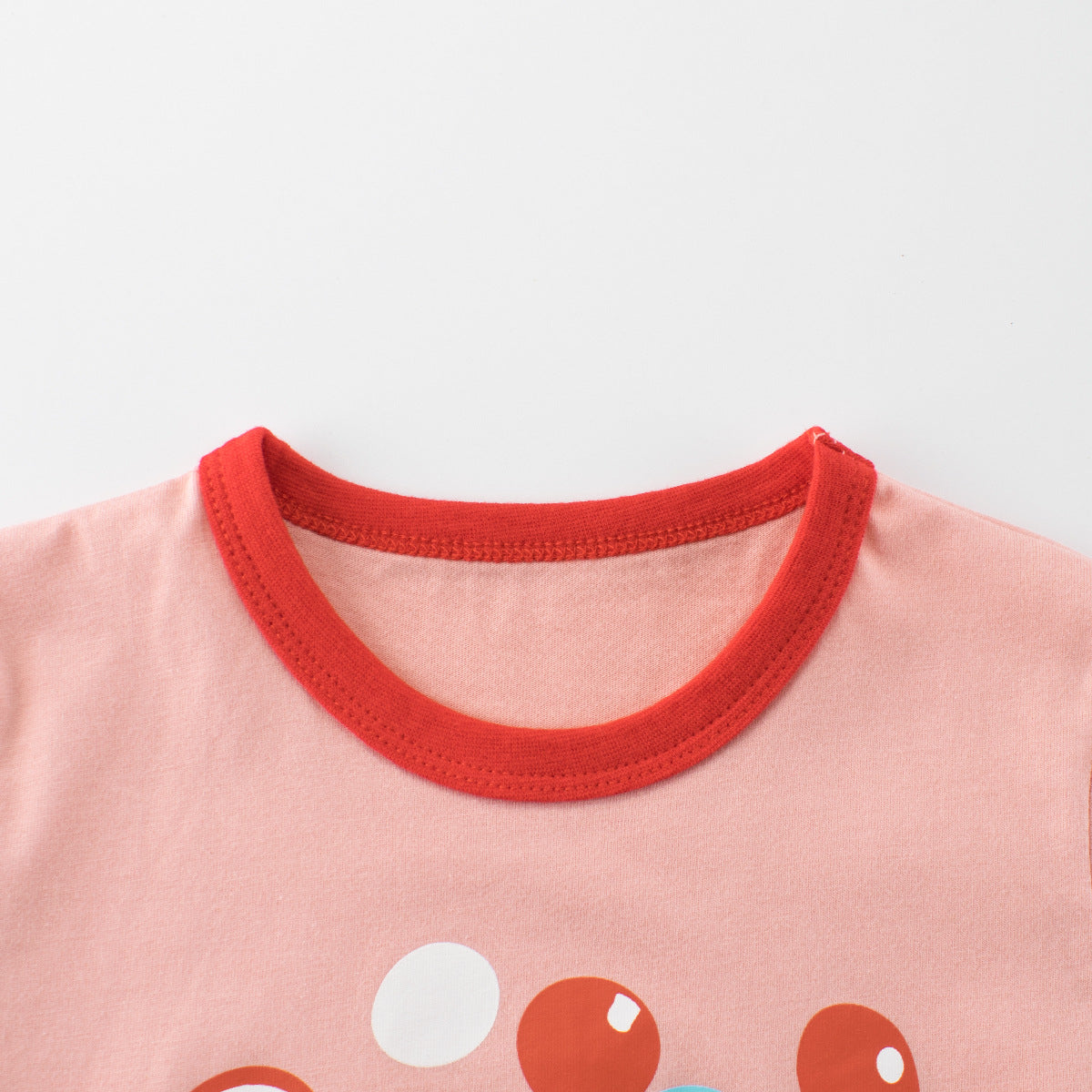 Summer Girls’ Colorful Bubbles Pattern T-shirt in European and American Style, MyKids-USA®, Baby & Toddler Tops, MyKids-USA -  -  -  -  -  -  - 