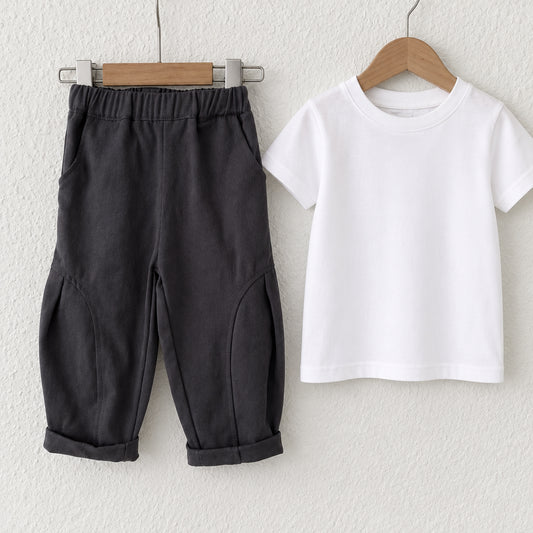 Autumn and Spring Arrival Casual American Style Plain Pants, MyKids-USA®, Trousers, MyKids-USA -  -  -  -  -  -  - .