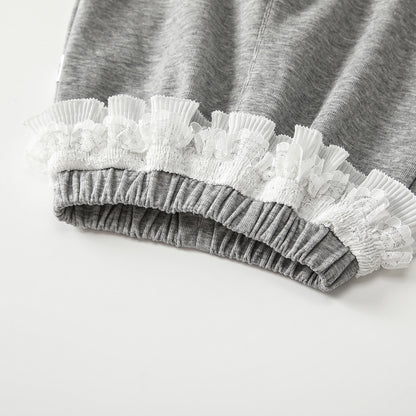 Arrival Autumn Baby Kids Girls Lace Color Patchwork Casual Pants, MyKids-USA®, Trousers, MyKids-USA -  -  -  -  -  -  - 