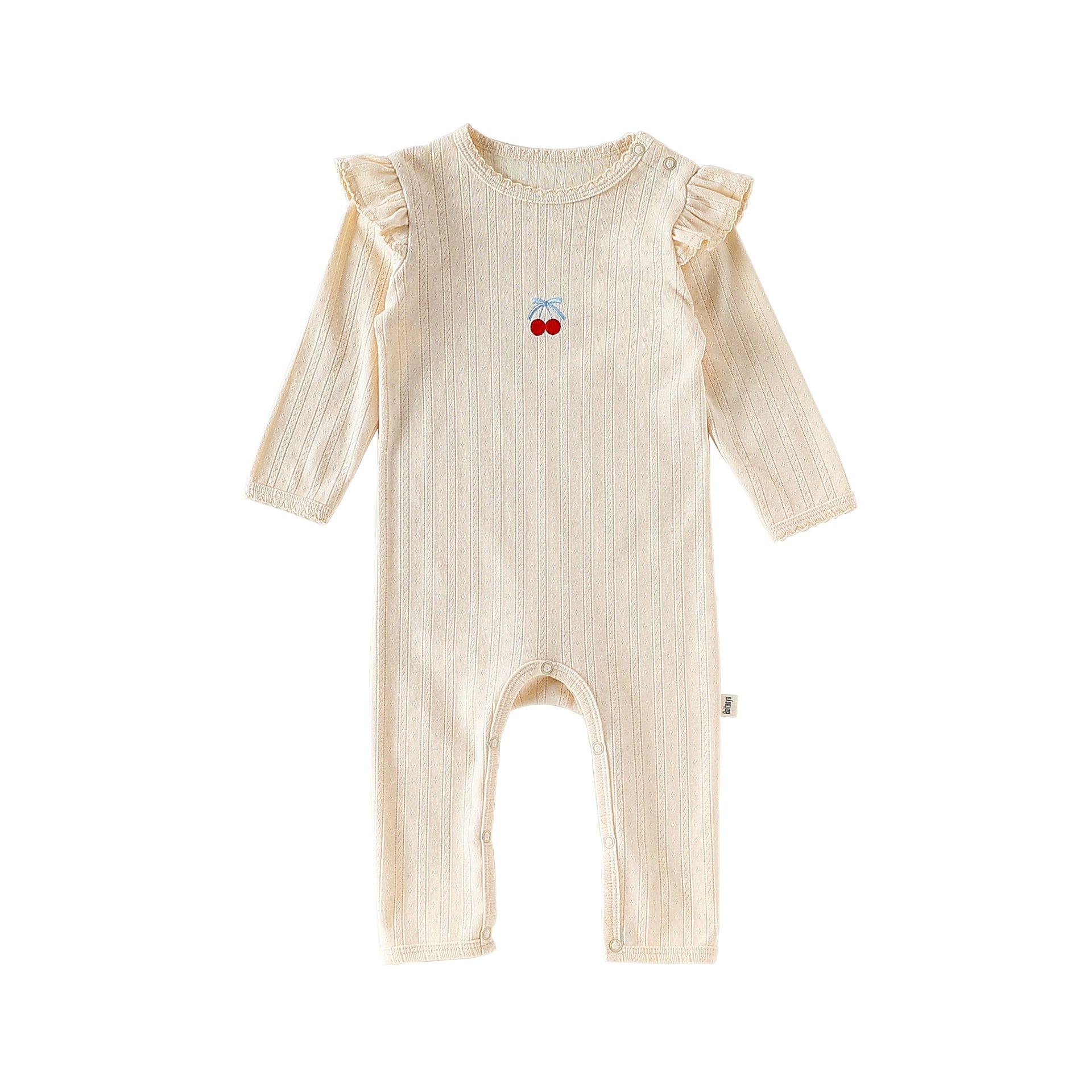 Autumn Arrival Baby Unisex Long Sleeves Casual Simple Pattern Rompers, MyKids-USA®, Baby One-Pieces, MyKids-USA - Size/Age - 66 (3-6M) - Color - Apricot -  -  - TR2508282302-A