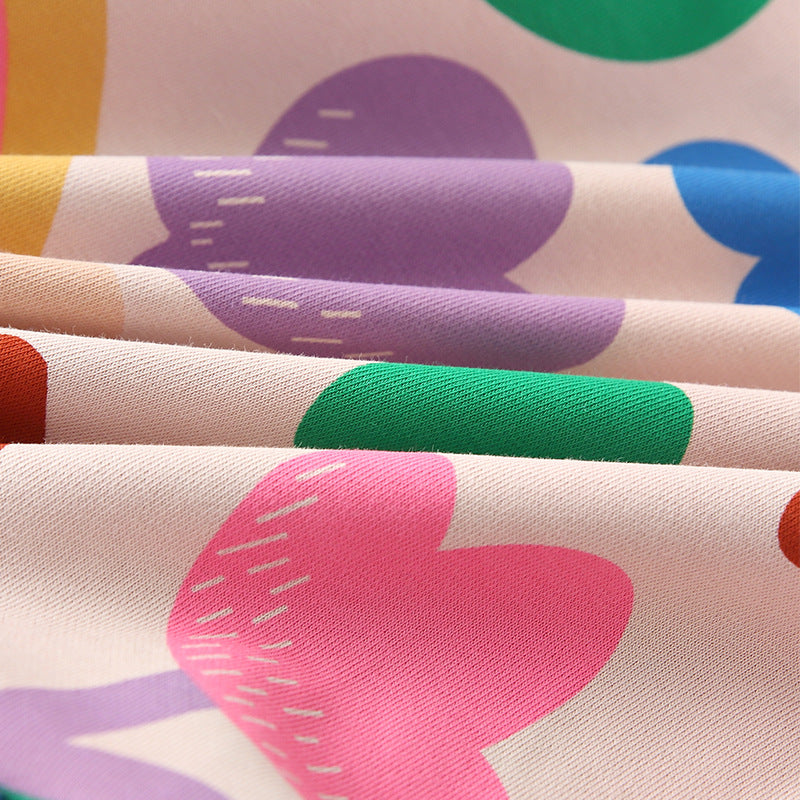 Autumn Arrival Kids Girls Geometric Pattern Long Sleeves Crew Neck Dress, MyKids-USA®, Baby & Toddler Dresses, MyKids-USA -  -  -  -  -  -  - 