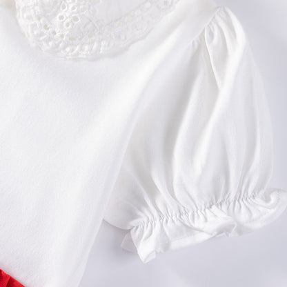 Summer Arrival Baby Girls Cute Color Patchwork Rabbits Pattern Short Sleeves Dress, MyKids-USA®, Baby & Toddler Dresses, MyKids-USA -  -  -  -  -  -  - 