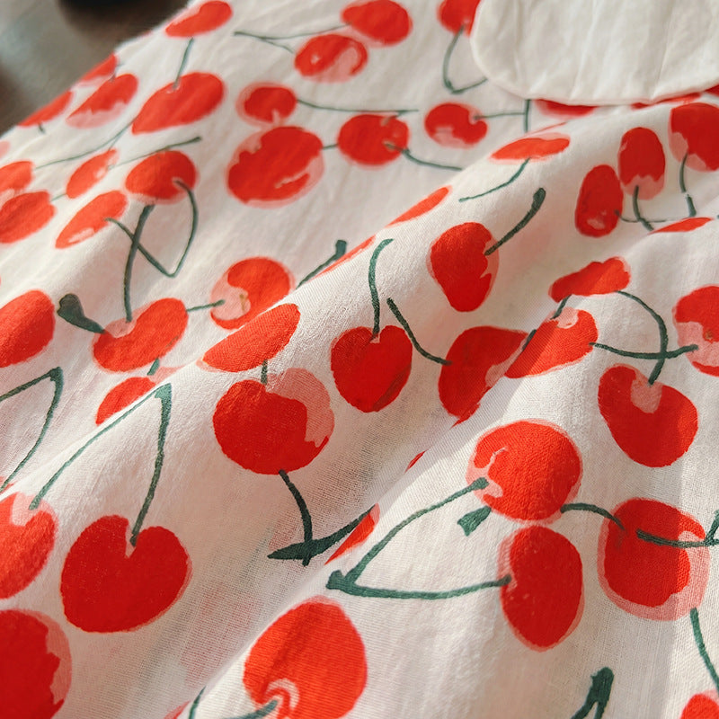 Summer Arrival Baby Girls Sleeveless Cherry Pattern Dress, MyKids-USA®, Baby & Children's Dresses, MyKids-USA -  -  -  -  -  -  - .