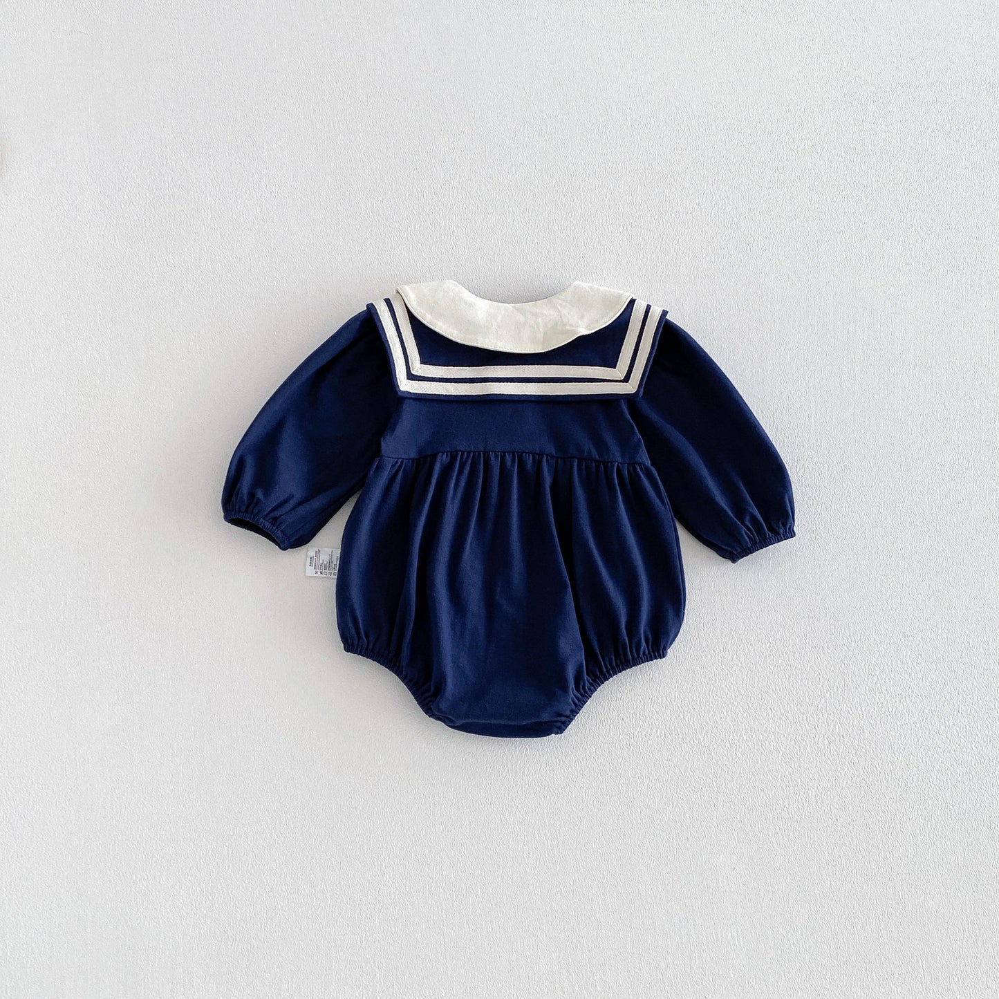 Spring Arrival Baby Girls Long Sleeves Peter Pan Collar Navy Style Bodysuit, MyKids-USA®, Bodysuits, MyKids-USA -  -  -  -  -  -  - .