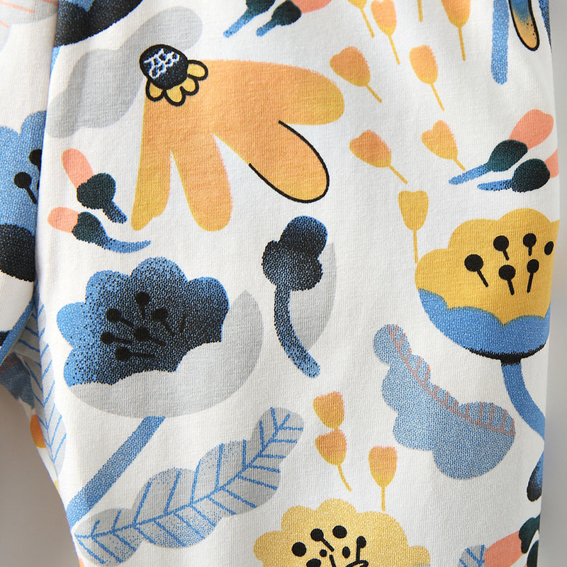 Autumn Arrival Baby Kids Girls Floral Pattern Cute Pants, MyKids-USA®, Trousers, MyKids-USA -  -  -  -  -  -  - 