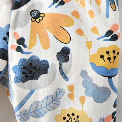 Autumn Arrival Baby Kids Girls Floral Pattern Cute Pants, MyKids-USA®, Trousers, MyKids-USA -  -  -  -  -  -  - 