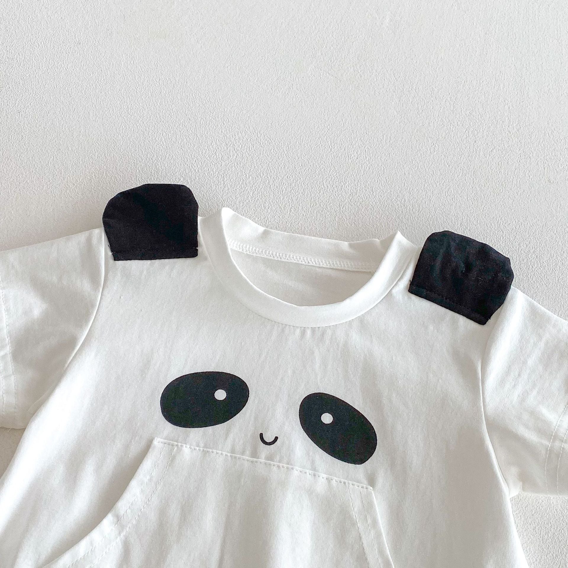 Summer Arrival Baby Girls Cute Panda Pattern Short Sleeves Onesies, MyKids-USA®, Baby One-Pieces, MyKids-USA -  -  -  -  -  -  - 