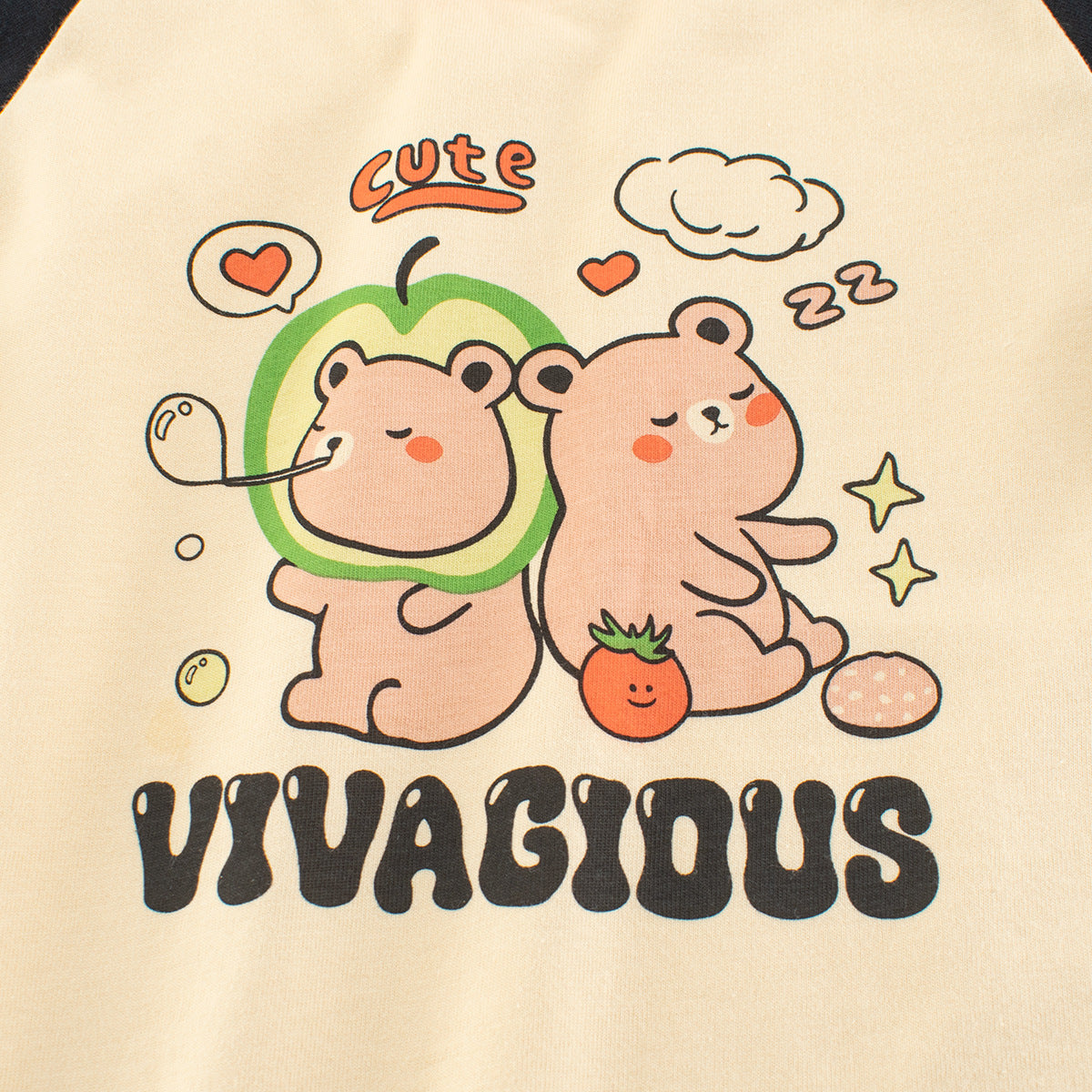 Autumn Baby Kids Boys Letters and Cartoon Print Long Sleeves Crew