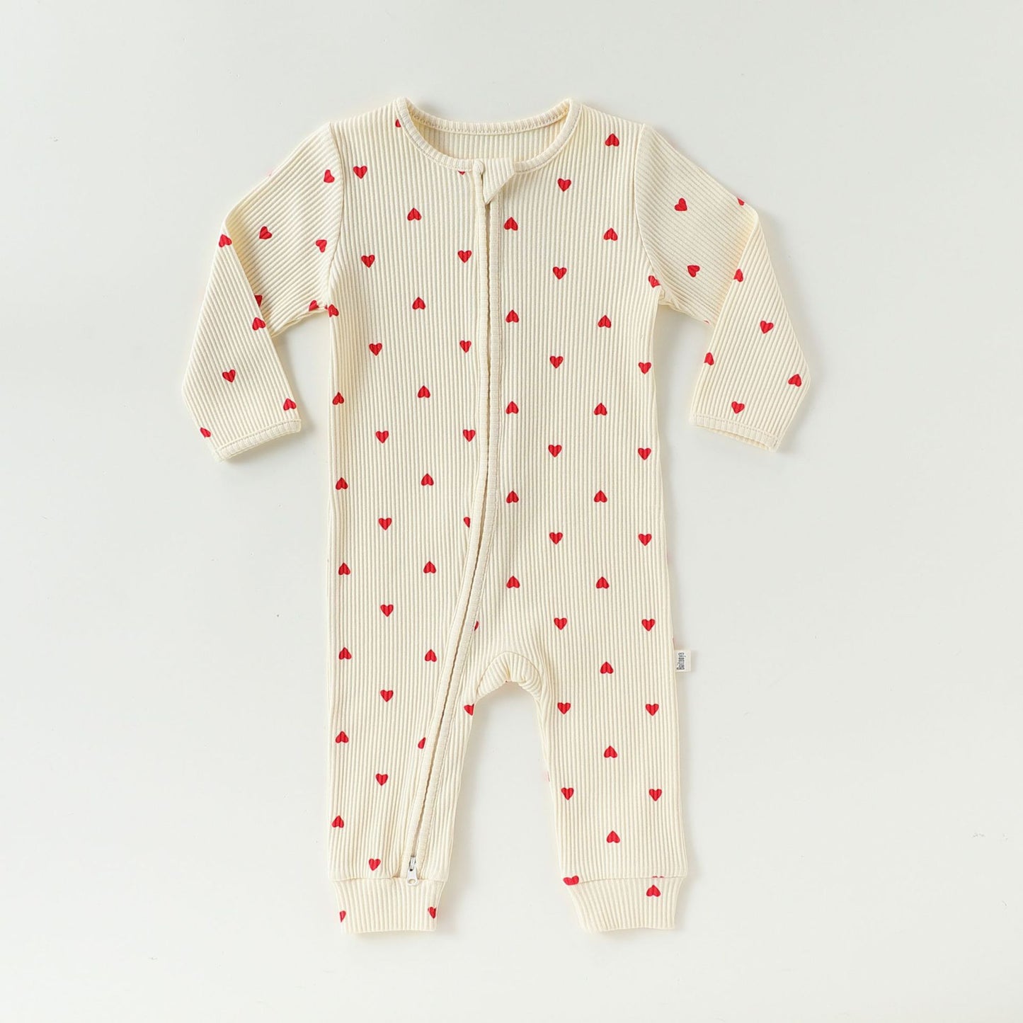 Spring and Autumn Baby Kids Long Sleeves Hearts Pattern Rompers and Onesies, MyKids-USA®, Baby One-Pieces, MyKids-USA - Size/Age - 66 (3-6M) - Color - Apricot -  -  - TR2601051740-A.