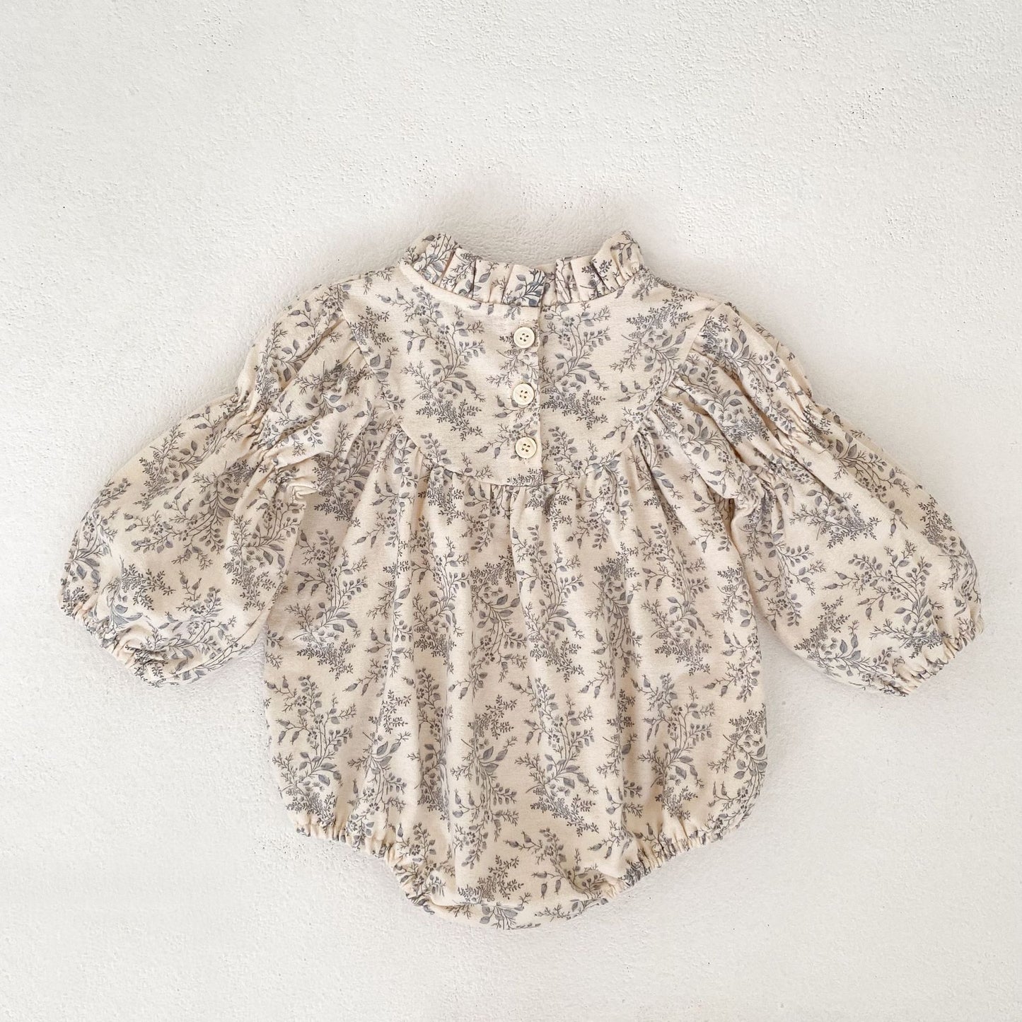 MyKids-USA® Autumn Vintage Floral Baby Kids Girls Princess Long Sleeves Bodysuit