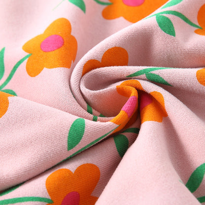 Autumn Arrival Kids Girls Flowers Pattern Long Sleeves Crew Neck Dress, MyKids-USA®, Baby & Toddler Dresses, MyKids-USA -  -  -  -  -  -  - 