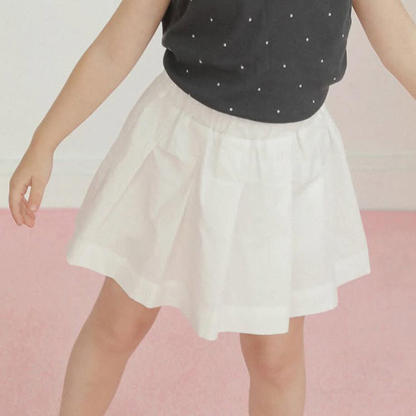 Casual Pure Cotton Summer Arrival Solid Color Girl’s Skirt, MyKids-USA®, Skirts, MyKids-USA - Size/Age - 73 (6-9M) - Color - Beige -  -  - TR2505122325-A.