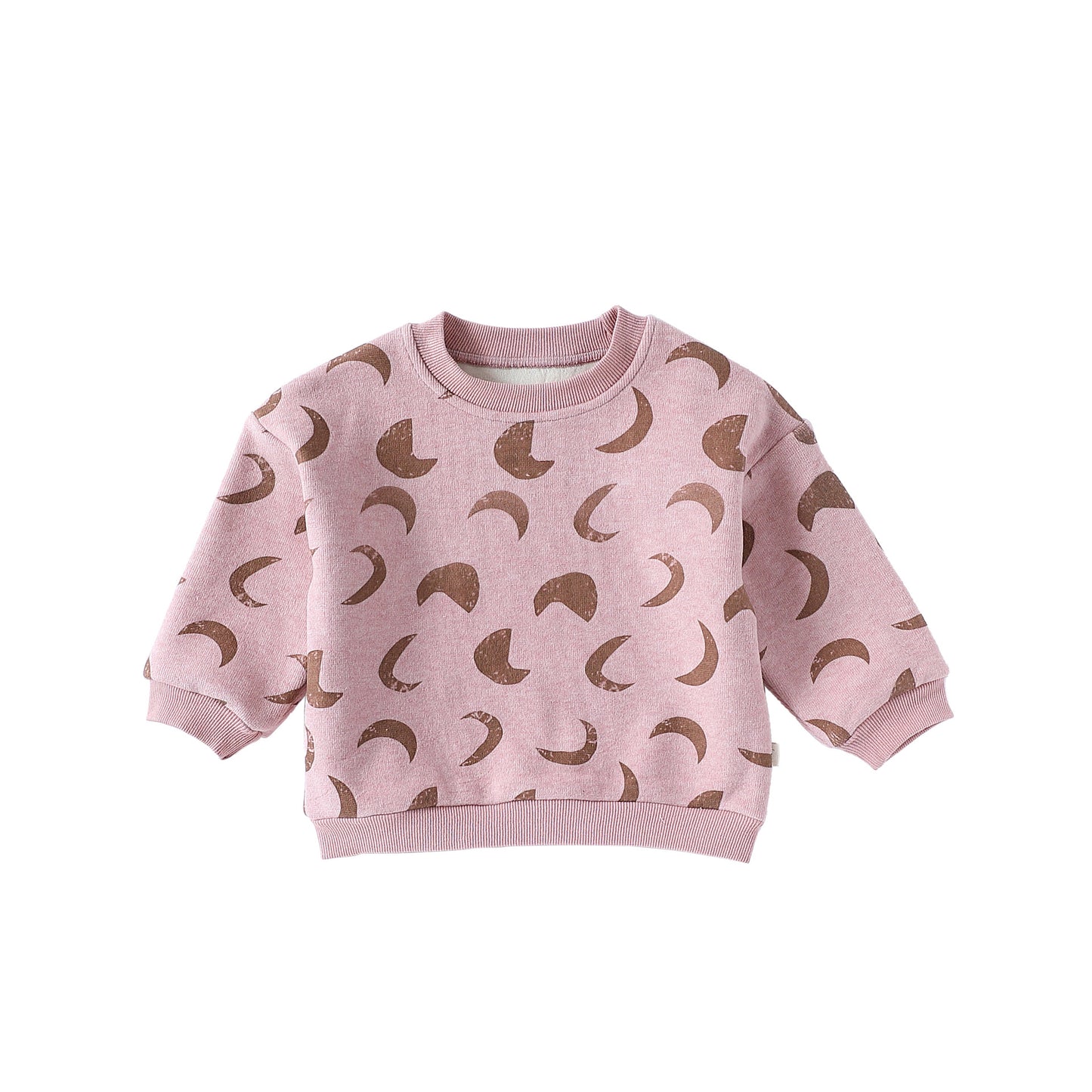 Winter and Autumn Baby Kids Geometric Moons Pattern Long Sleeves Top and Pants, MyKids-USA®, Baby & Toddler Outfits, MyKids-USA - Size/Age - 80 (9-12M) - Color - Pink -  -  - TR2509282348-F