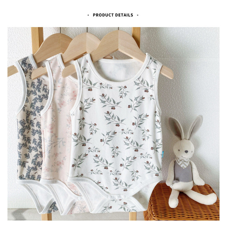 Summer Arrival Baby Sleeveless Floral Pattern Bodysuits, MyKids-USA®, Bodysuits, MyKids-USA -  -  -  -  -  -  - .