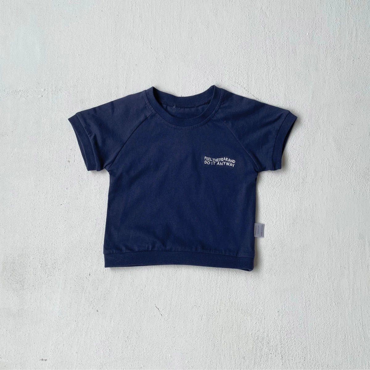 Casual Short Sleeves Summer New Arrival Children’s T-shirt, Unisex Baby Letters Pattern Top, MyKids-USA®, Baby & Toddler Tops, MyKids-USA - Size/Age - 73 (6-9M) - Color - Navy Blue (Dark Blue) -  -  - TR2505272042-A