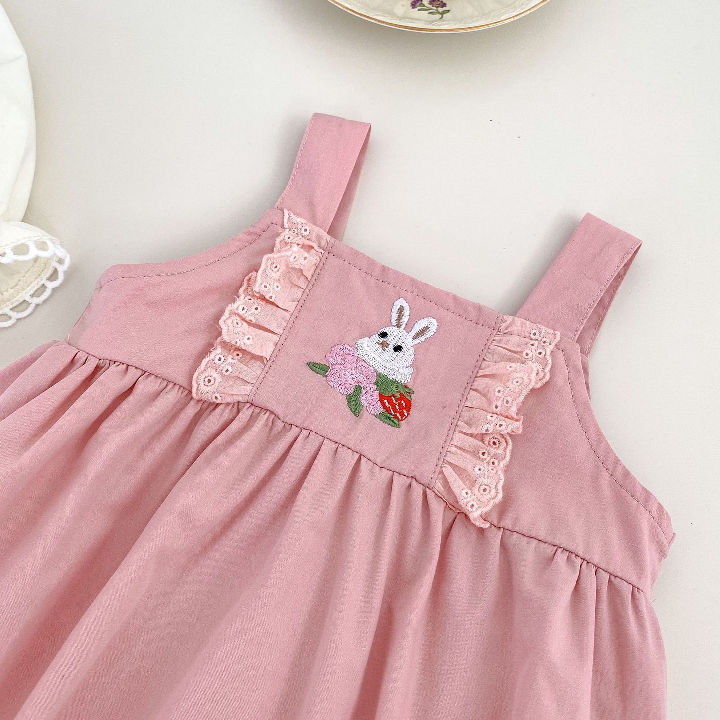 Arrival Spring Girls Long Sleeves Lace-trim Turn-down Collar Top Shirt and Sleeveless Onesies Clothing Set, MyKids-USA®, Baby One-Pieces, MyKids-USA -  -  -  -  -  -  - 