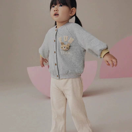 Spring and Autumn Girls Animals Cartoon Pattern Long Sleeves Coat and Beige Pants Clothing Set, MyKids-USA®, Baby & Toddler Outfits, MyKids-USA - Size/Age - 90 (12-24M) - Color - Grey -  -  - TR2507171946-A