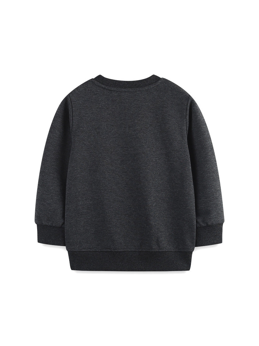 Autumn and Spring Arrival Sequins Cartoon Pattern Long Sleeves Pullover for Stylish Girls