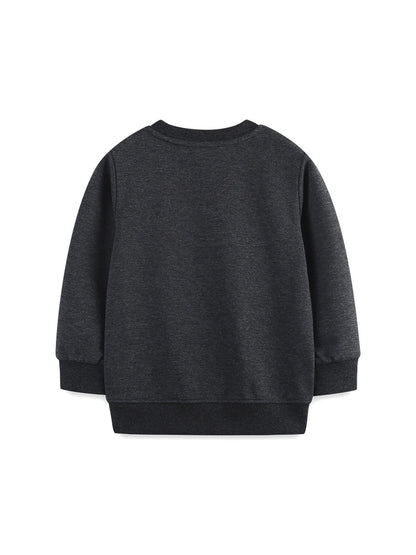 Autumn and Spring Arrival Sequins Cartoon Pattern Long Sleeves Pullover for Stylish Girls